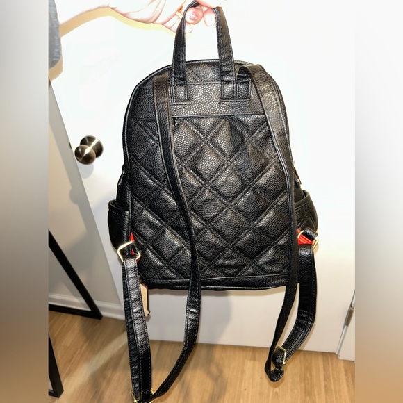 Limited Edition Mini Sprayground Black and Gold Quilted Backpack main image 7